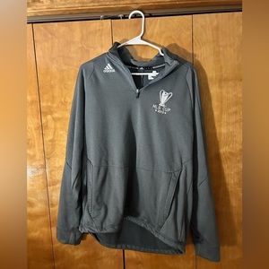 Adidas long sleeve pull over. Color is dark grey. MLS cup 2013 version.